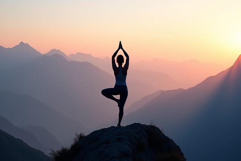 Mountain yoga mindfulness retreat